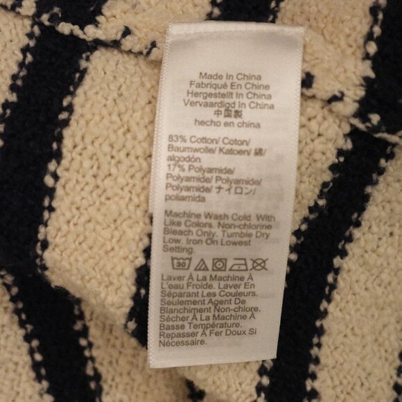 J.Crew Striped Turtleneck Sweater – Navy & Cream, XS - Picture 6 of 9